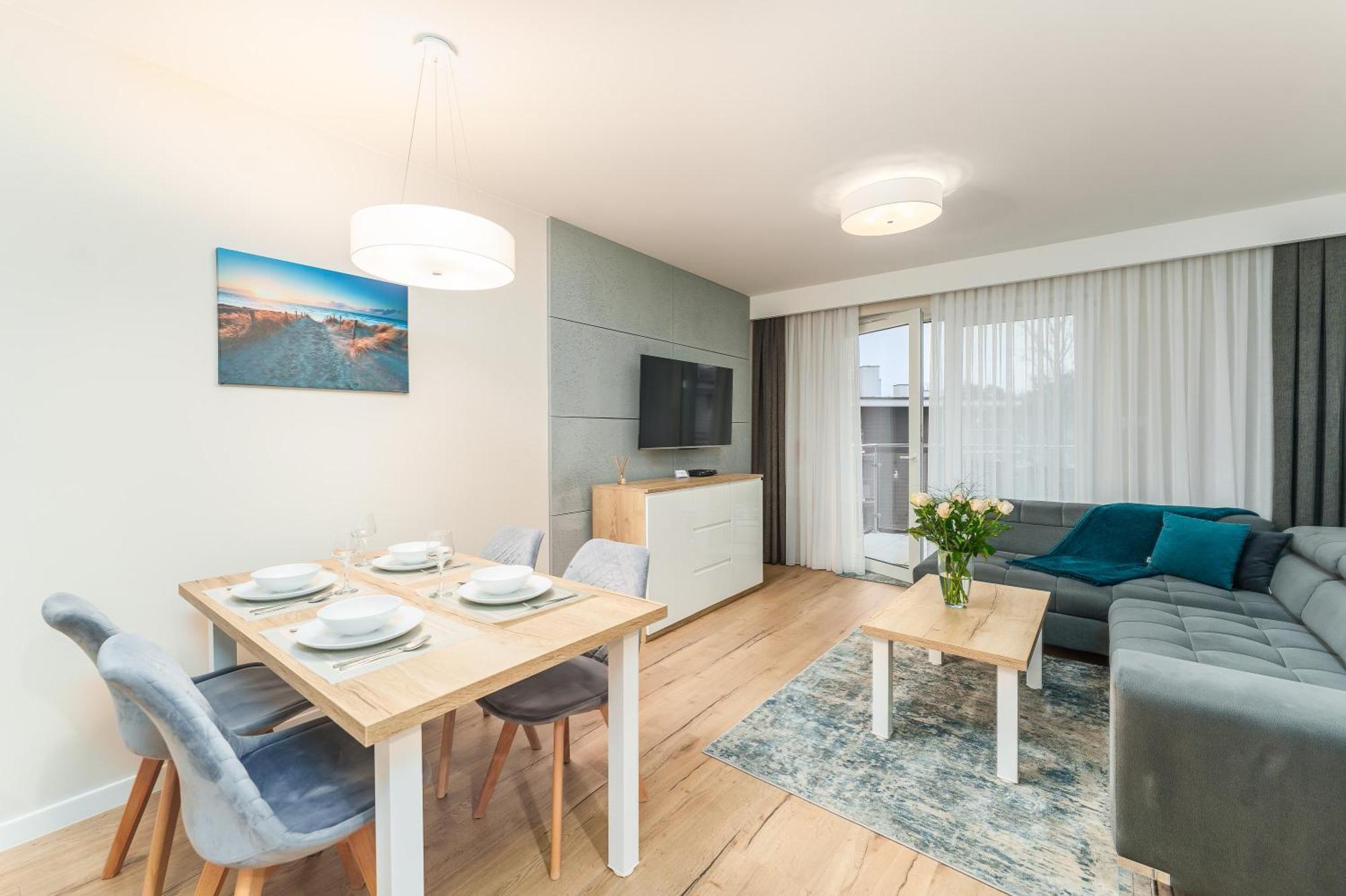 Apartament Szafir W Budynku Basenowym Morska Klifowa Rewal Exterior foto
